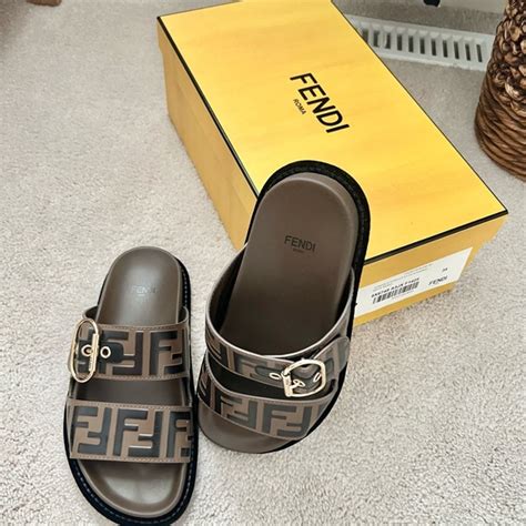 fendi sandale|fendi birkenstock style sandals.